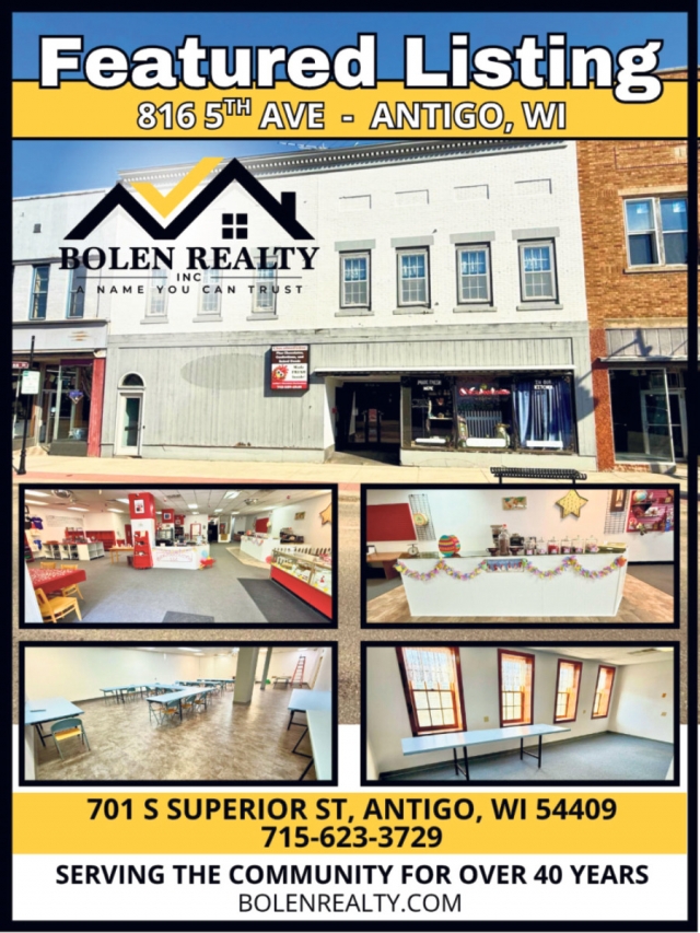 Featured Listing, Bolen Realty, Antigo, WI