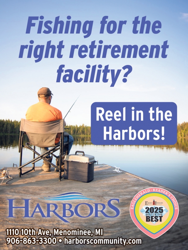 Fishing For The Right Retirement Facility, Harbors Retirement Community, Menominee, MI