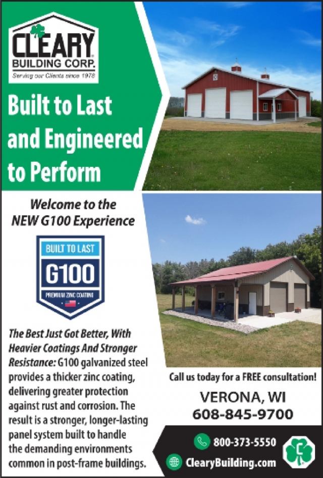 Built to Last and Engineered to Perform, Cleary Building Corp.