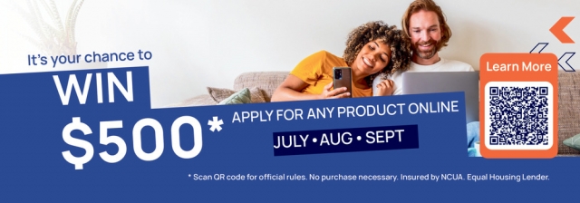 It's your chance to WIN $500*, IntegraFirst Federal Credit Union, Powers, MI