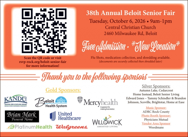 Senior Fair, 38th Annual Beloit Senior Fair