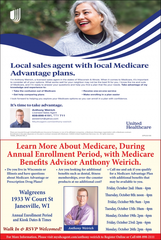 Learn More About Medicare, United Healthcare - Anthony Weirich, WI