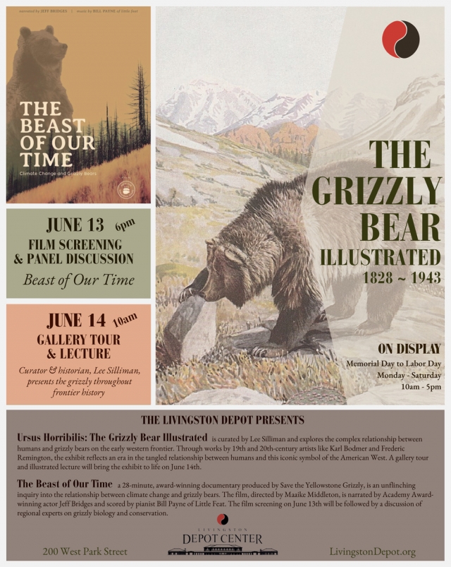 The Grizzly Bear, Livingston Depot Center, Livingston, MT