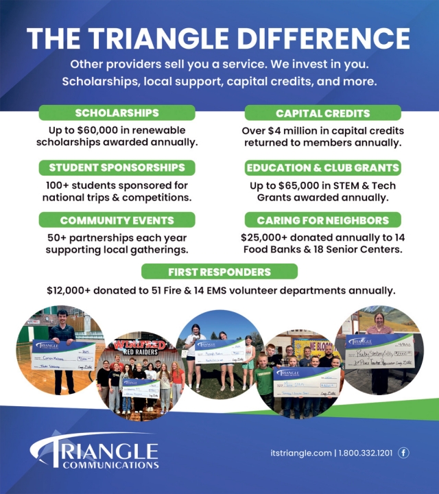 The Triangle Difference, Triangle Communications, Havre, MT