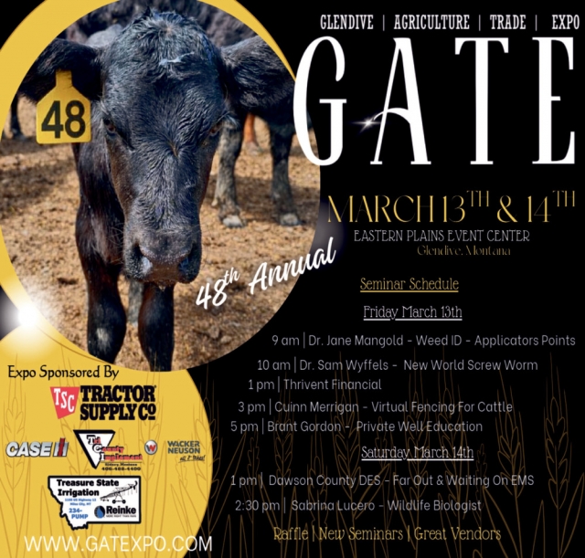 GATE Event, GATE Glendive Agriculture Trade Expo (March 13 & 14, 2026)