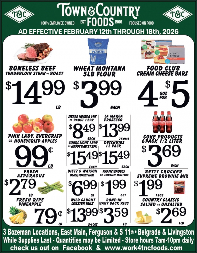 Foods, Town & Country Foods - Bozeman, Bozeman, MT