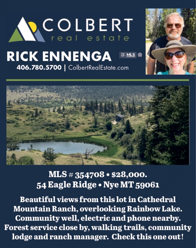 Beautiful Views, Rick Ennenga - Colbert Real Estate