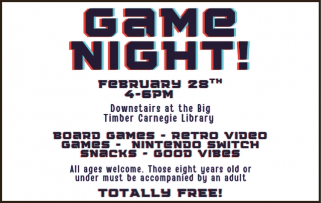 Board Games, Game Night! (February 28, 2026)