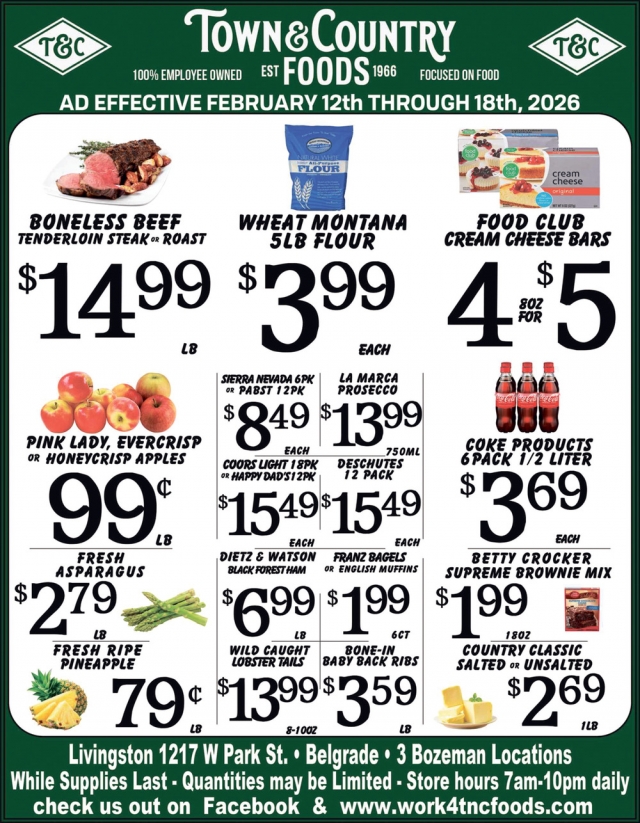 Foods, Town & Country Foods - Bozeman, Bozeman, MT