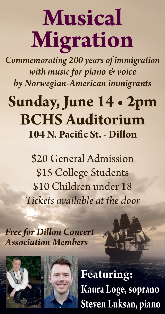 Commemorating 200 Years of Immigration with Music, Musical Migration (June 14, 2026)