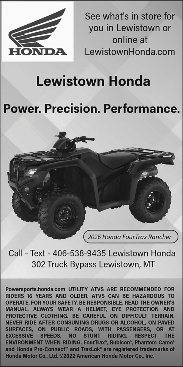 Your Next Adventure Starts, Lewiston Honda, Lewistown, MT