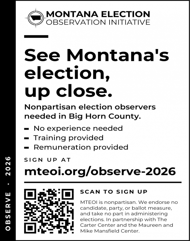 Election Observer, Montana Election Observation Initiative