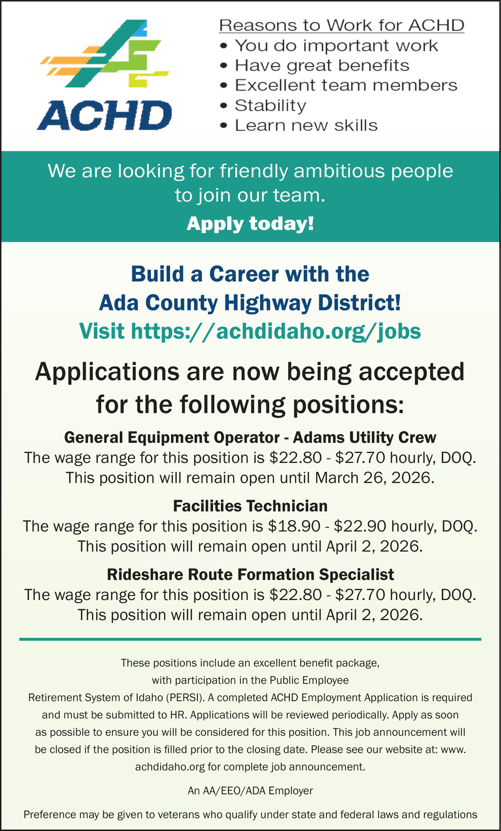 General Equipment Operator