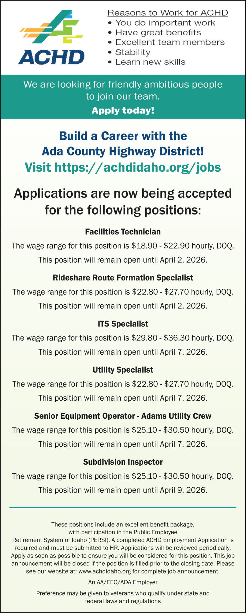 Facilities Technician