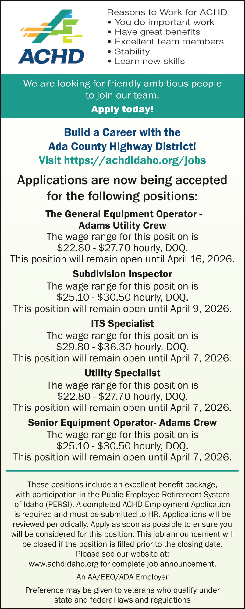 General Equipment Operator